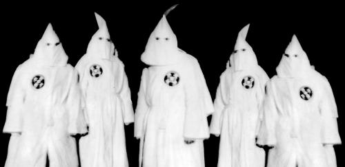 Membres de la secte américaine du Ku Kux Klan