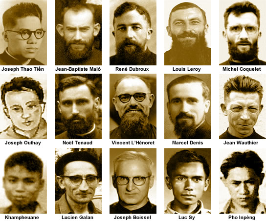 15 martyrs du Laos