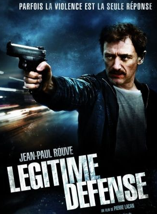 Affiche du film « Légitime défense ». Sous-titre du film : « La violence est parfois la seule réponse. »